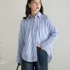 Ratika Stripe Shirt Kode 27996 Blue Denim - Image 3