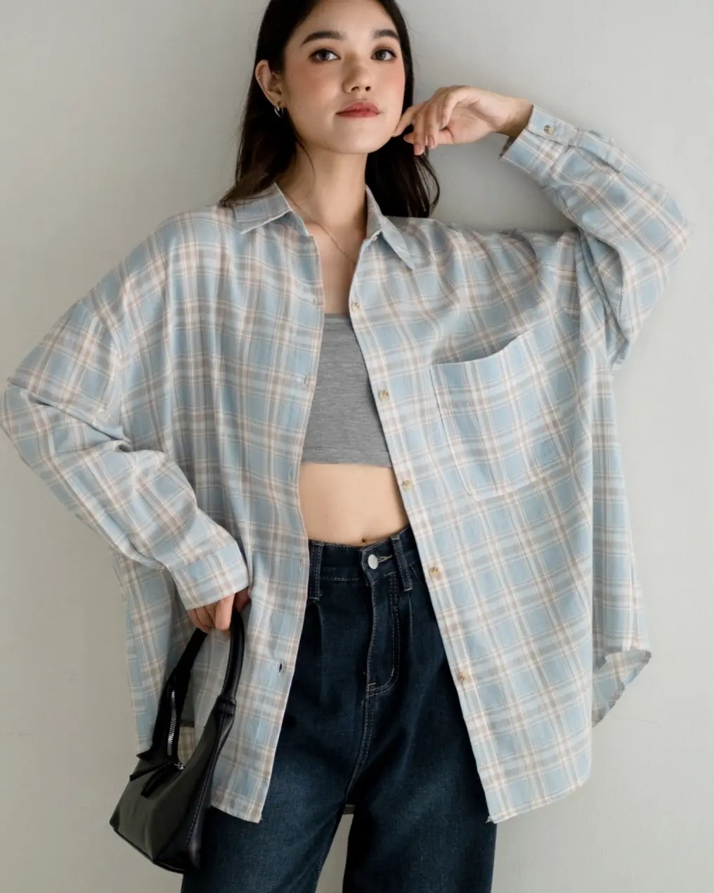 Raysha Shirt Kode 7876 Blue - Image 3