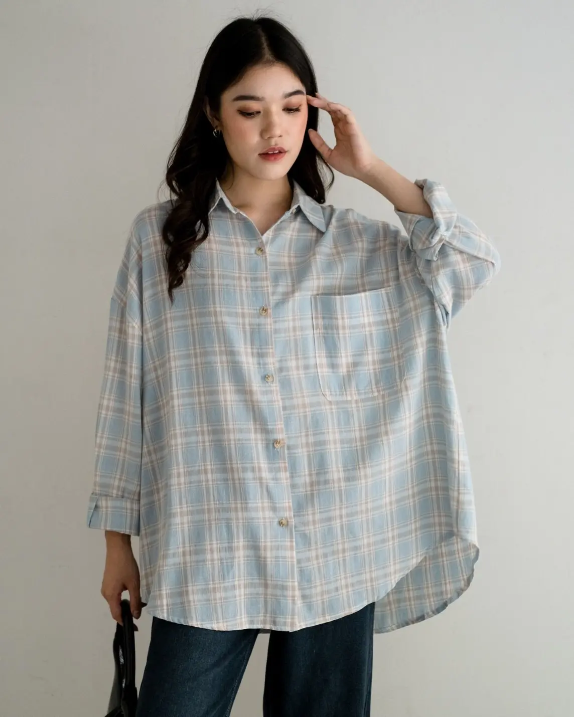 Raysha Shirt Kode 7876 Blue