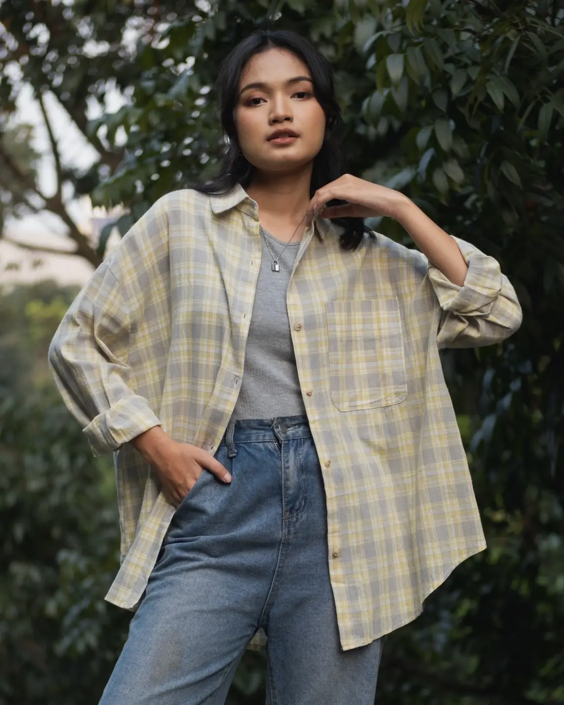 Raysha Shirt Kode 7876 Yellow