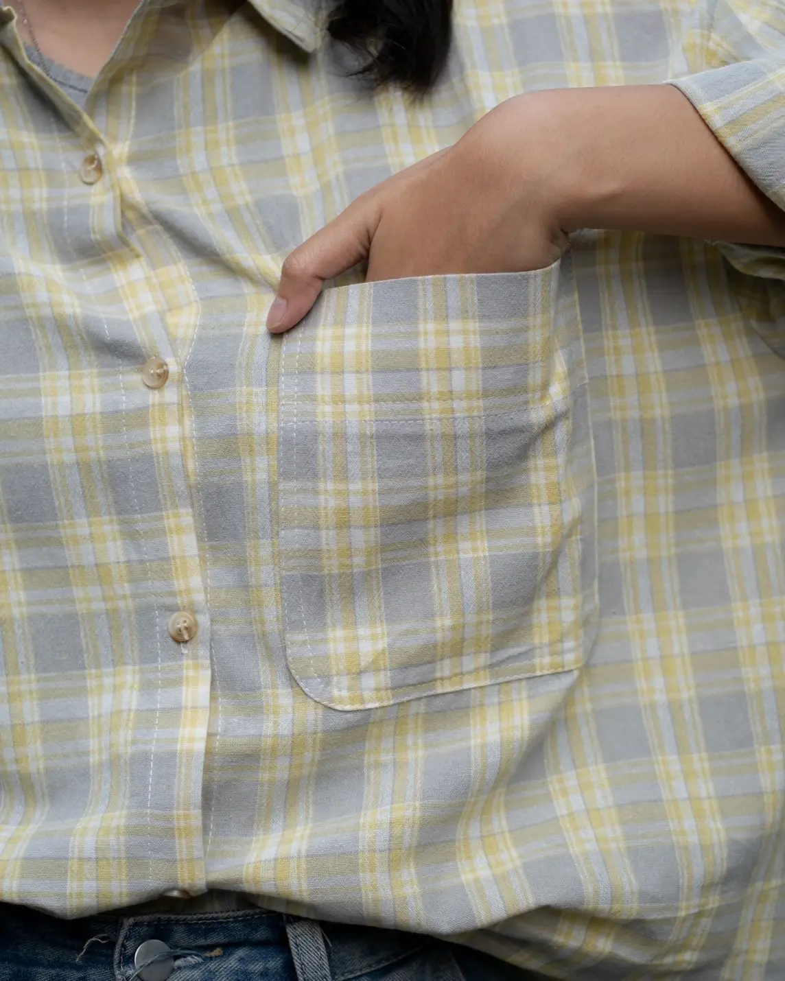 Raysha Shirt Kode 7876 Yellow - Image 3