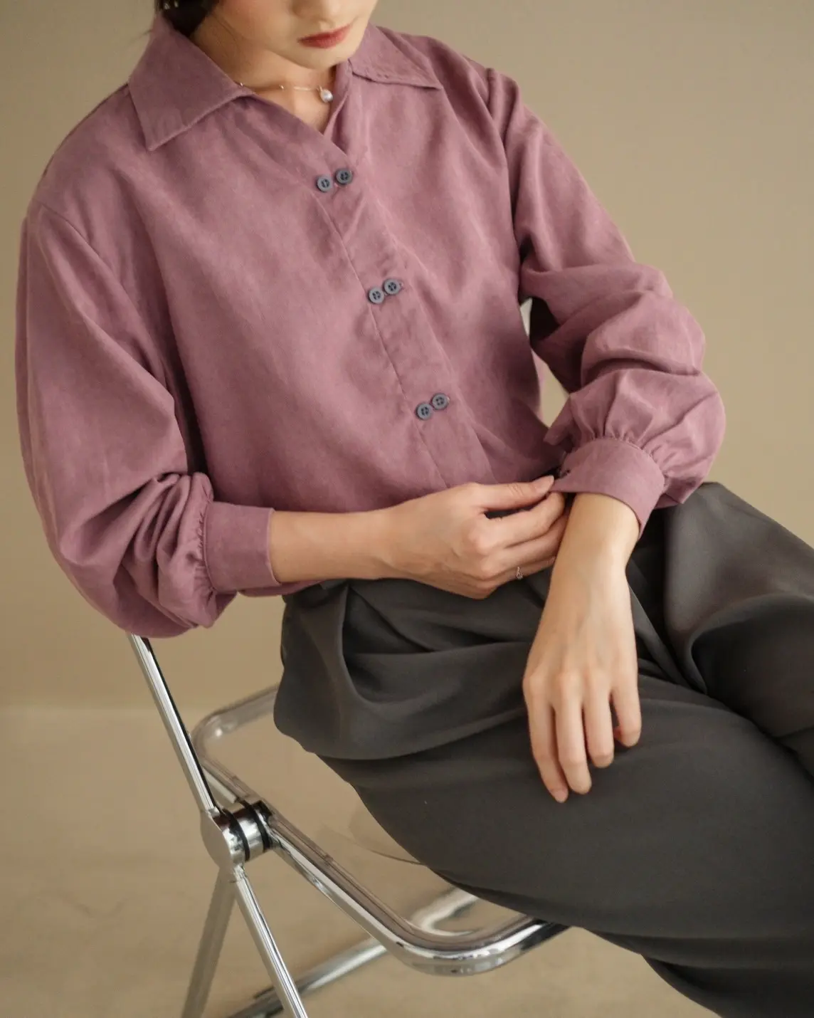 Rinea Shirt Mauve - Image 3