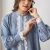 Ryumi Stripe Shirt Kode 1362 Dark Blue - Image 2