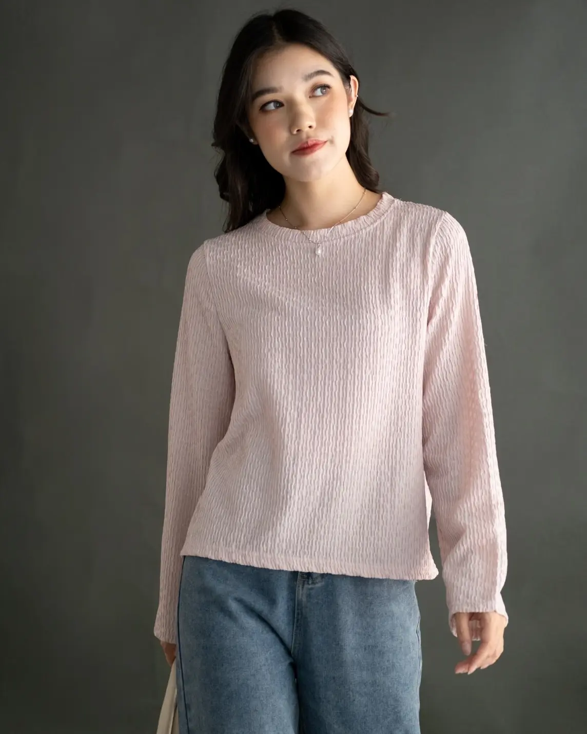 Tesha Longsleeve Kode 8815 Nude
