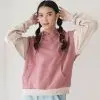 Windira Hoodie Sweater Raspberry - Image 2