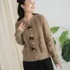 Xaisha Cardigan Kode 117 Khaki - Image 2