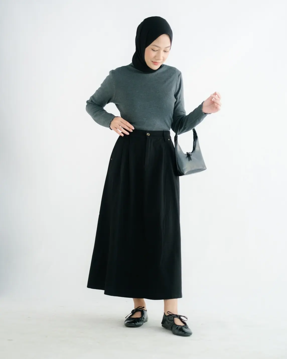 Xaviana Skirt Kode 9811 Black
