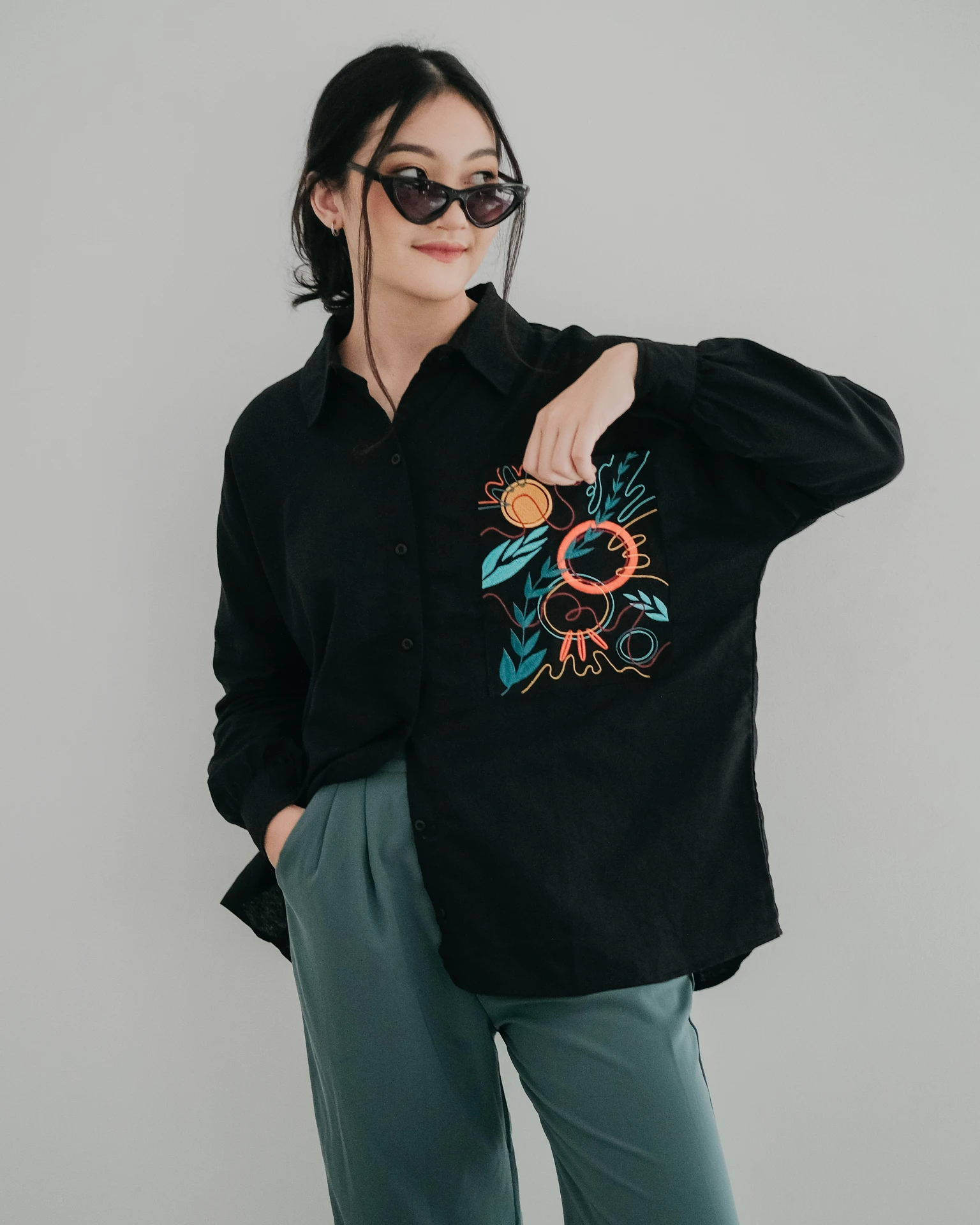 Stem Shirt Black