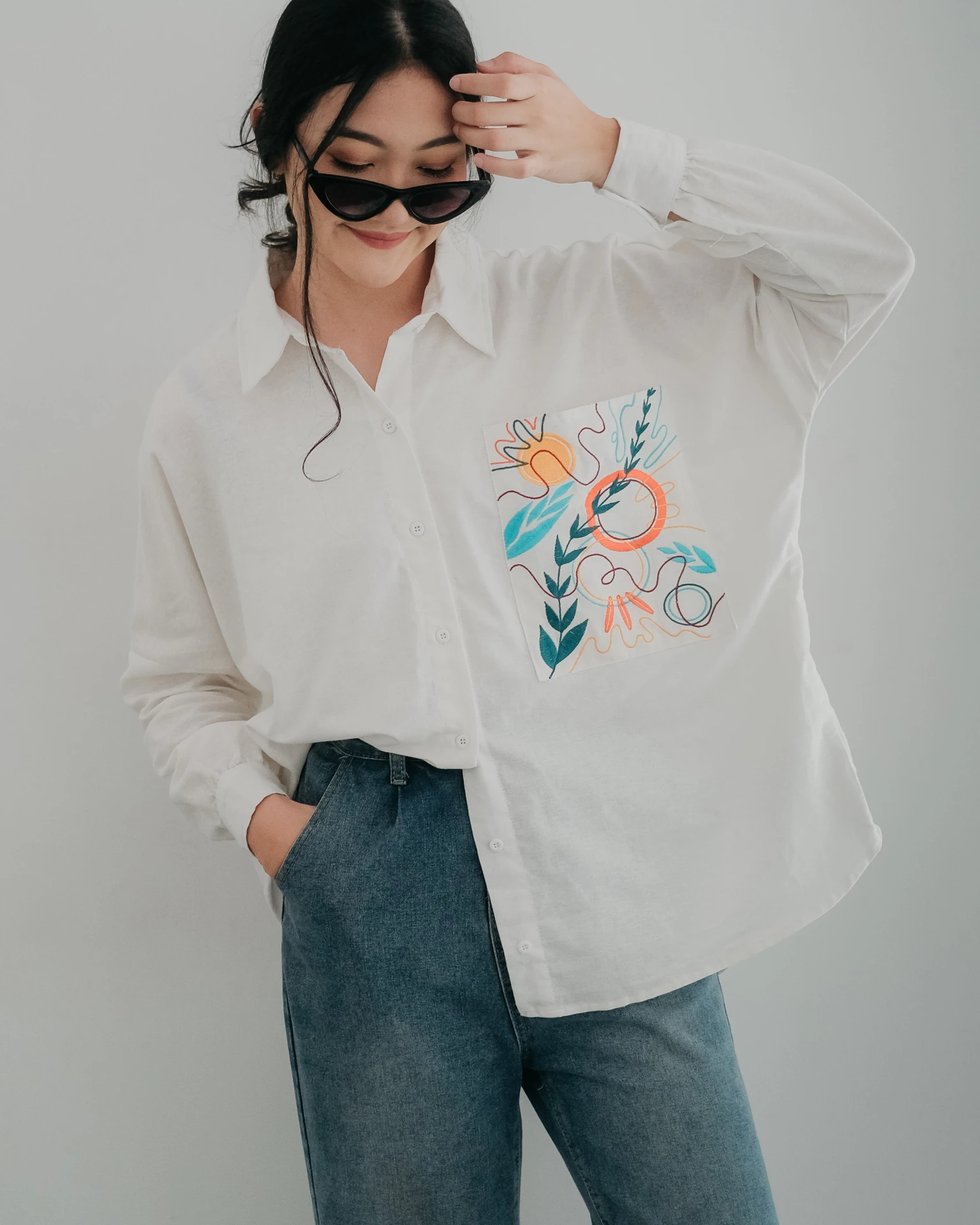 Alternative view of Stem Shirt Broken White