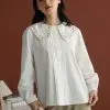 Hansika Shirt Kode 9218 Broken White - Image 2