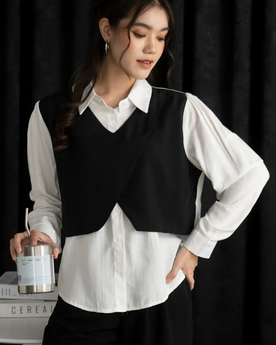 Mustika Shirt Kode 430 Black