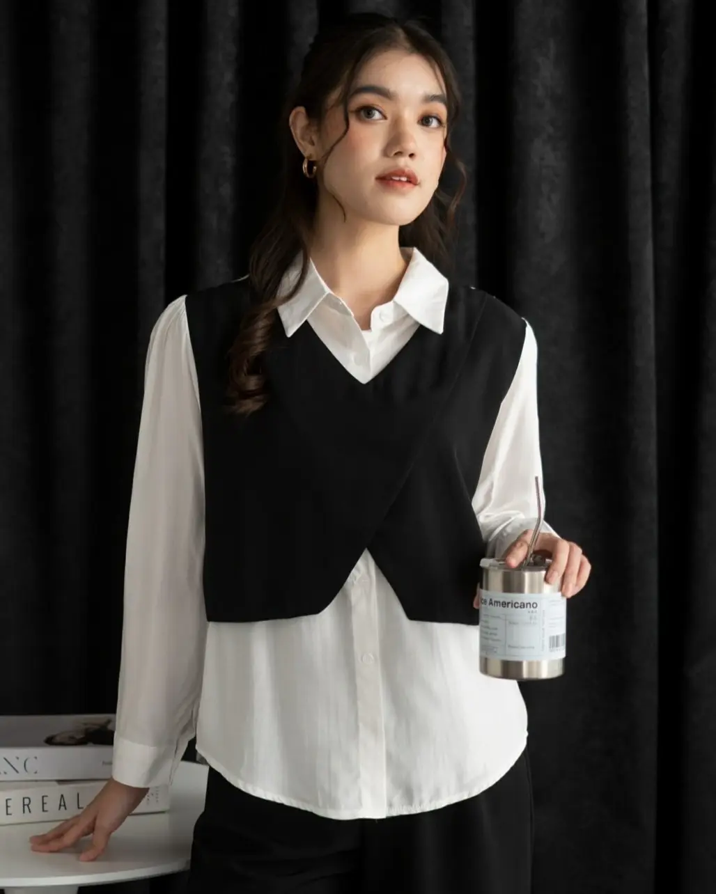 Mustika Shirt Kode 430 Black - Image 2
