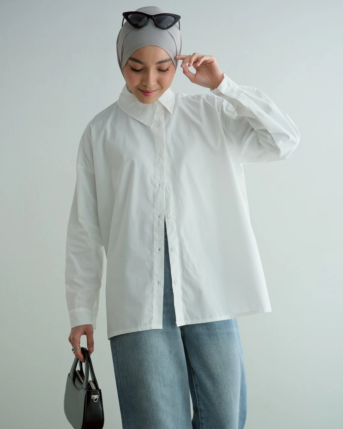 Peyton Shirt Kode 6815 Broken White