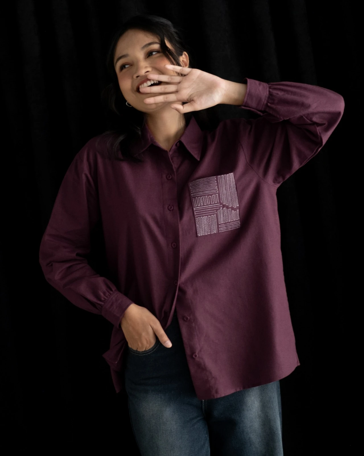 Shiko Shirt Red Cherry