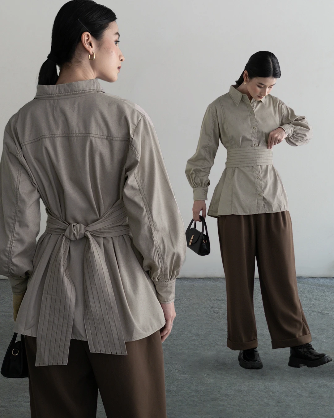 Lizzy Shirt Khaki