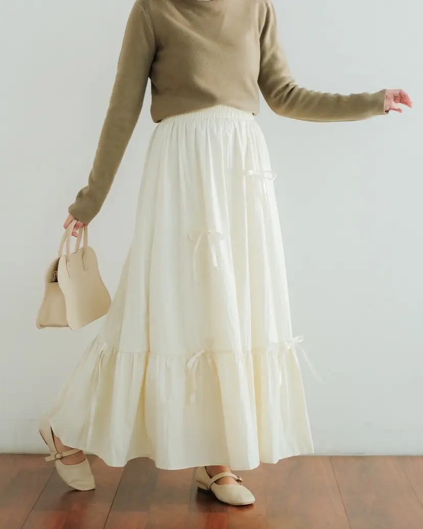 Adelina Skirt Kode 476/166 Ivory - Image 2