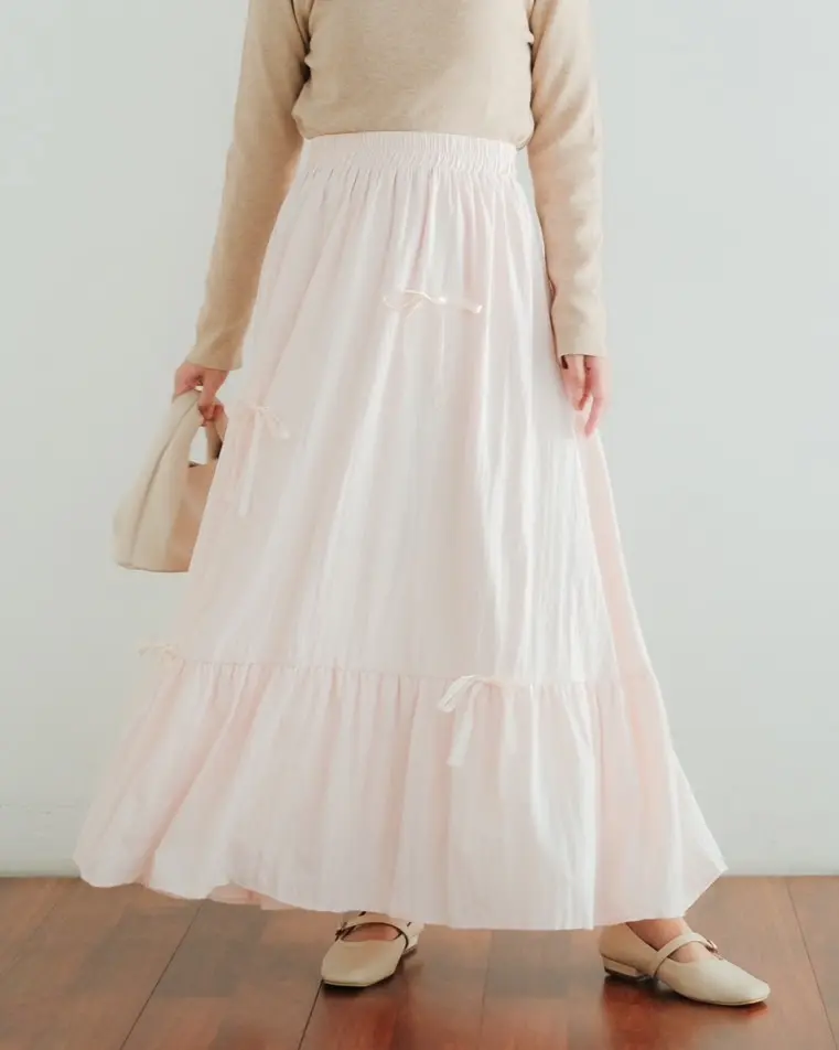 Adelina Skirt Kode 476/166 Baby Pink