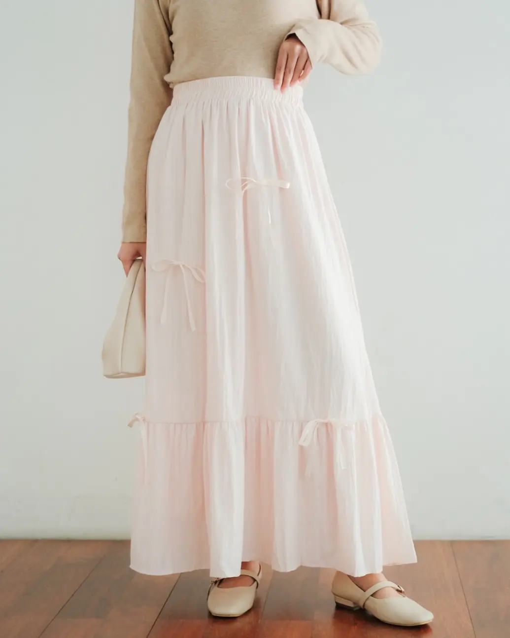 Adelina Skirt Kode 476/166 Baby Pink - Image 2