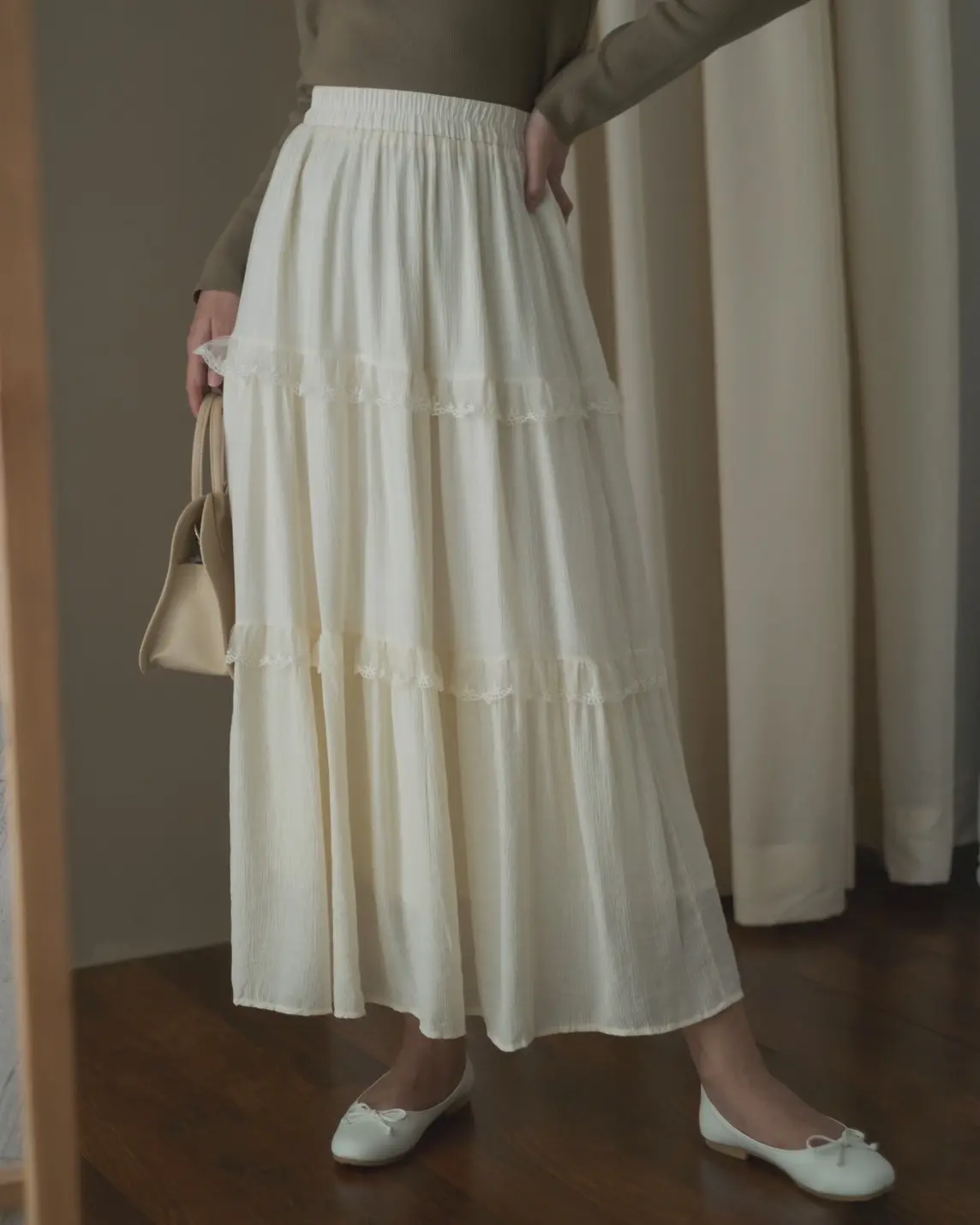Aleza Skirt Kode 82 Ivory - Image 3