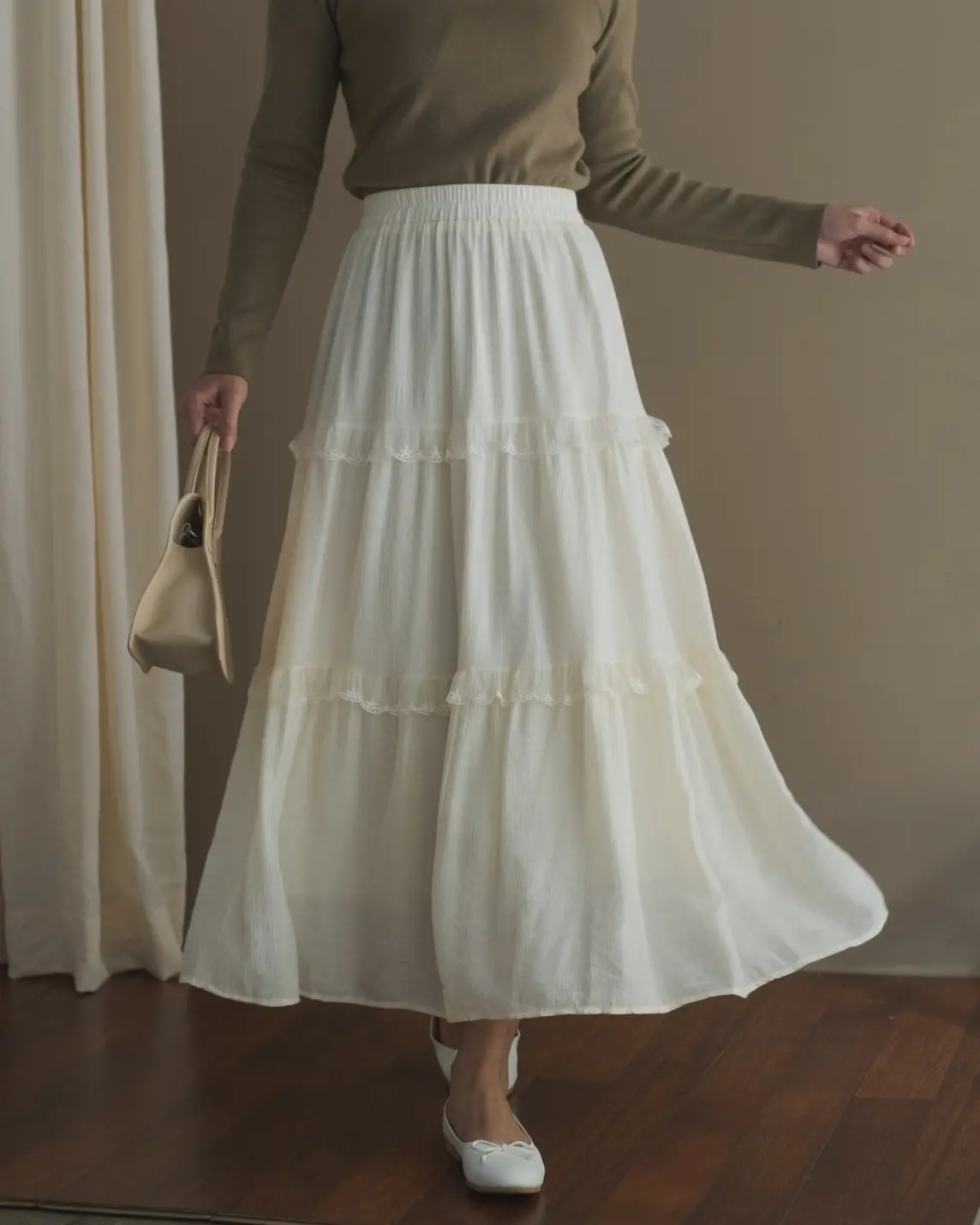 Aleza Skirt Kode 82 Ivory