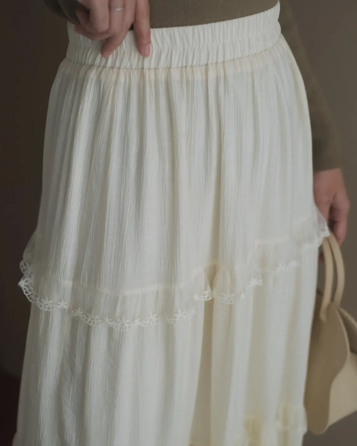 Aleza Skirt Kode 82 Ivory - Image 2