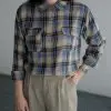 Asami Flanel Shirt Navy