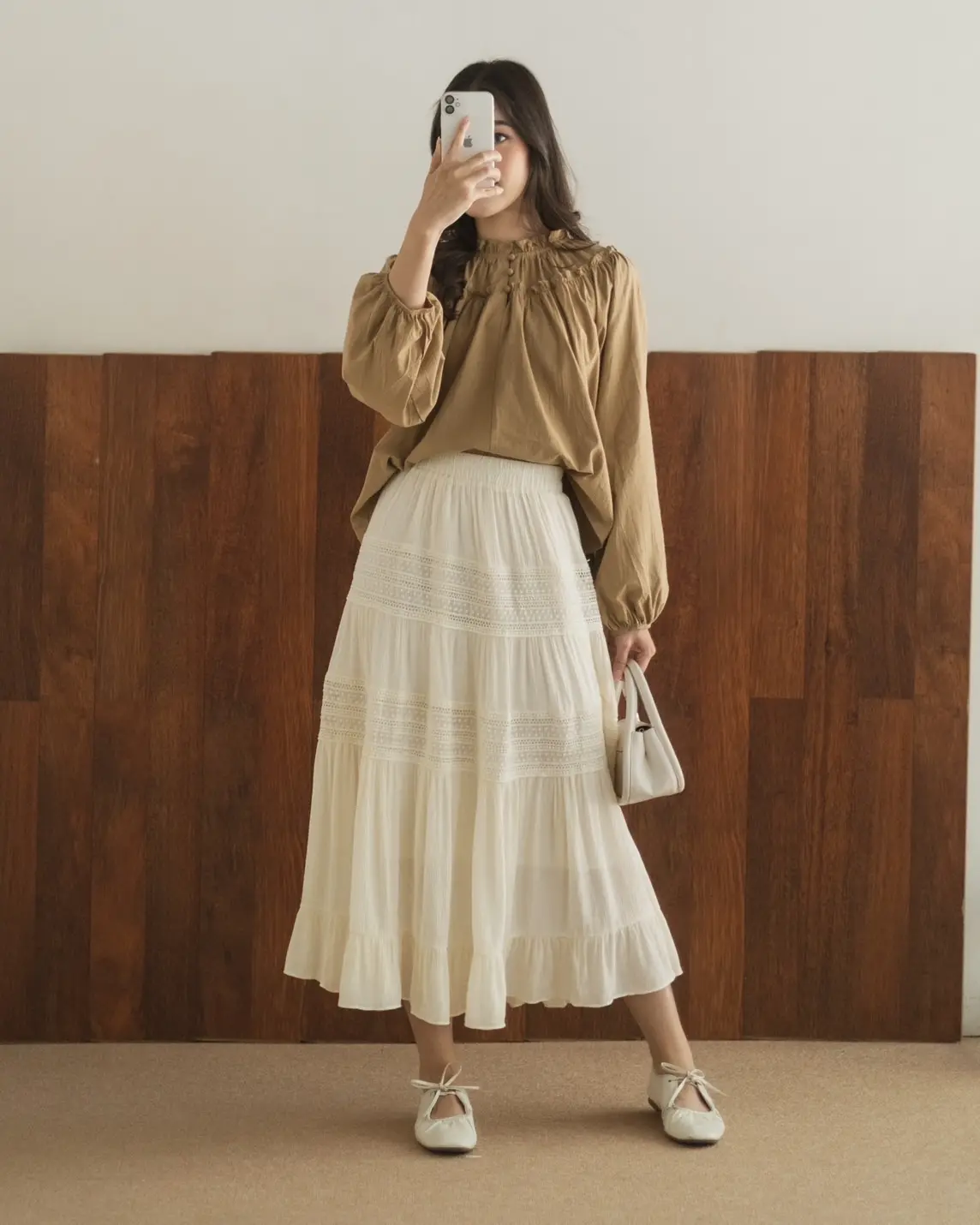 Bernice Skirt Kode 107 Ivory - Image 2