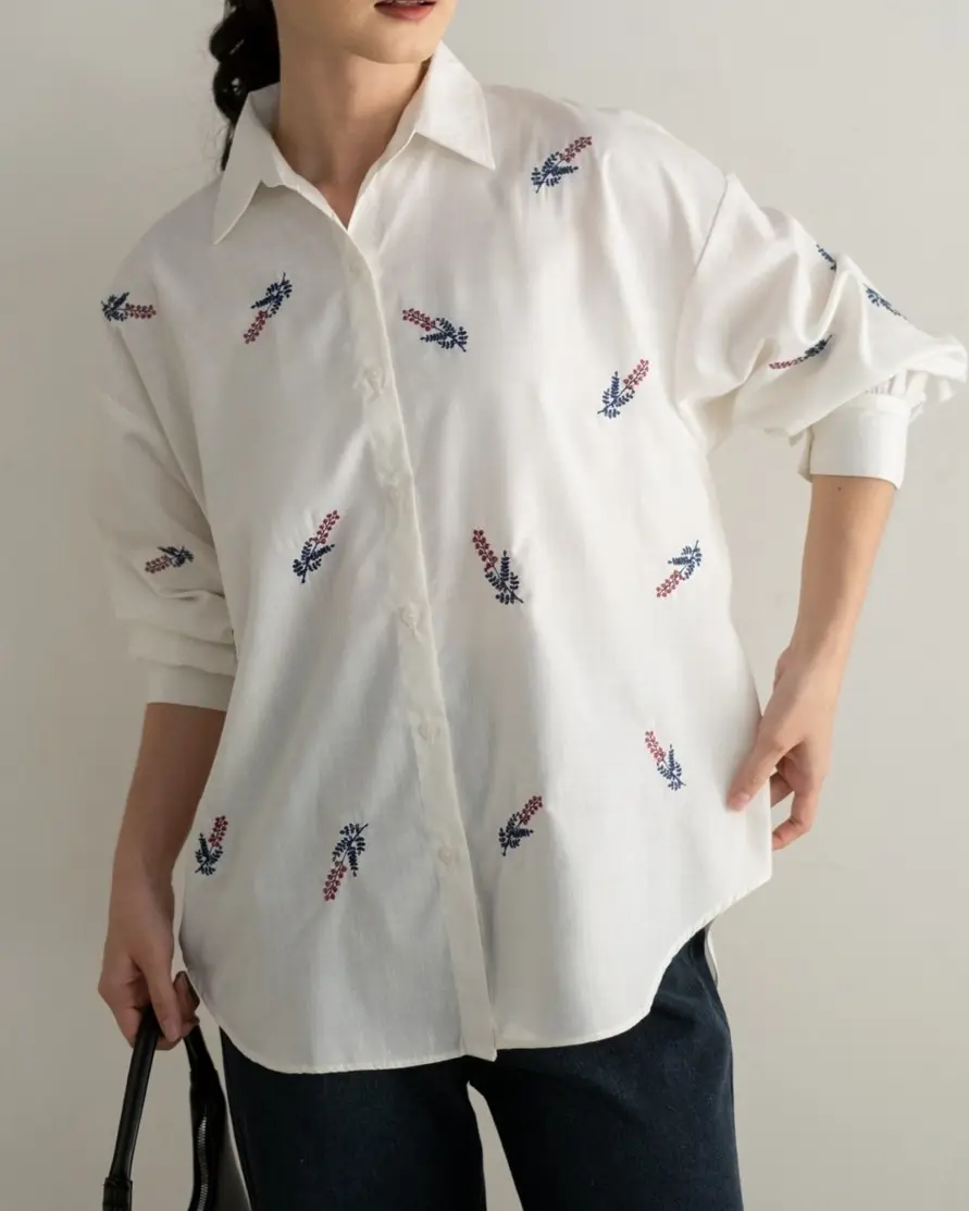 Cadina Shirt Kode 80231 Broken White