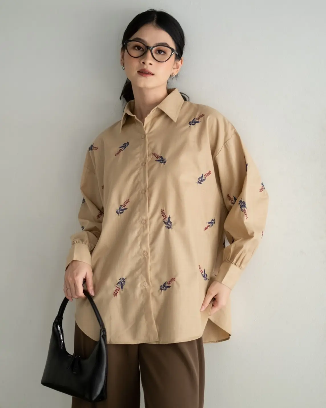 Cadina Shirt Kode 80231 Cream