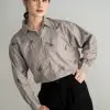 Cadina Shirt Kode 80231 Khaki - Image 2