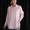 Clara Stripe Shirt Kode 6678 Pink