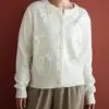 Fadzila Cardigan Kode 129 Ivory - Image 3
