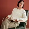 Fadzila Cardigan Kode 129 Ivory