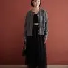 Fadzila Cardigan Kode 129 Dark Grey - Image 3