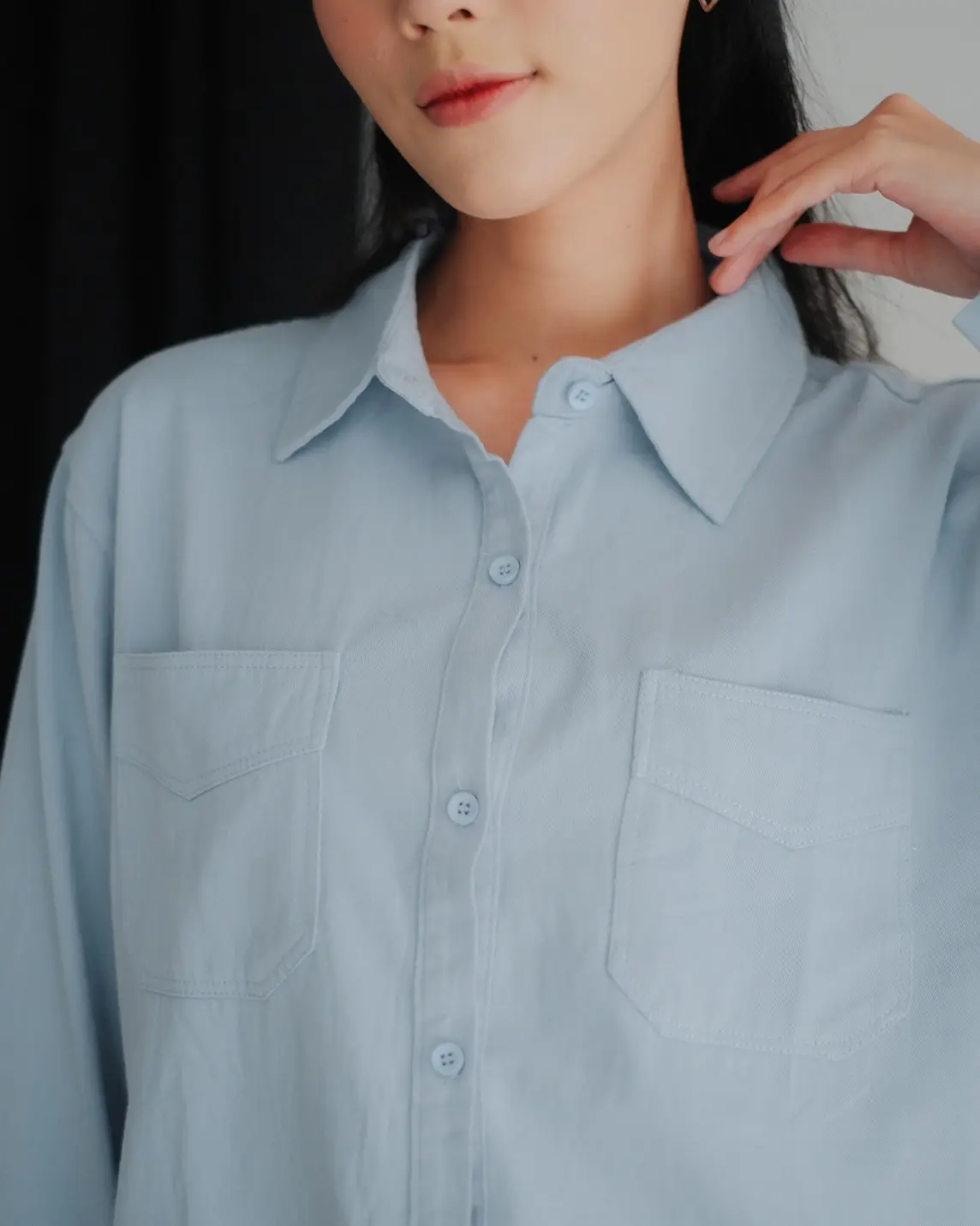Farsya Shirt Blue - Image 3