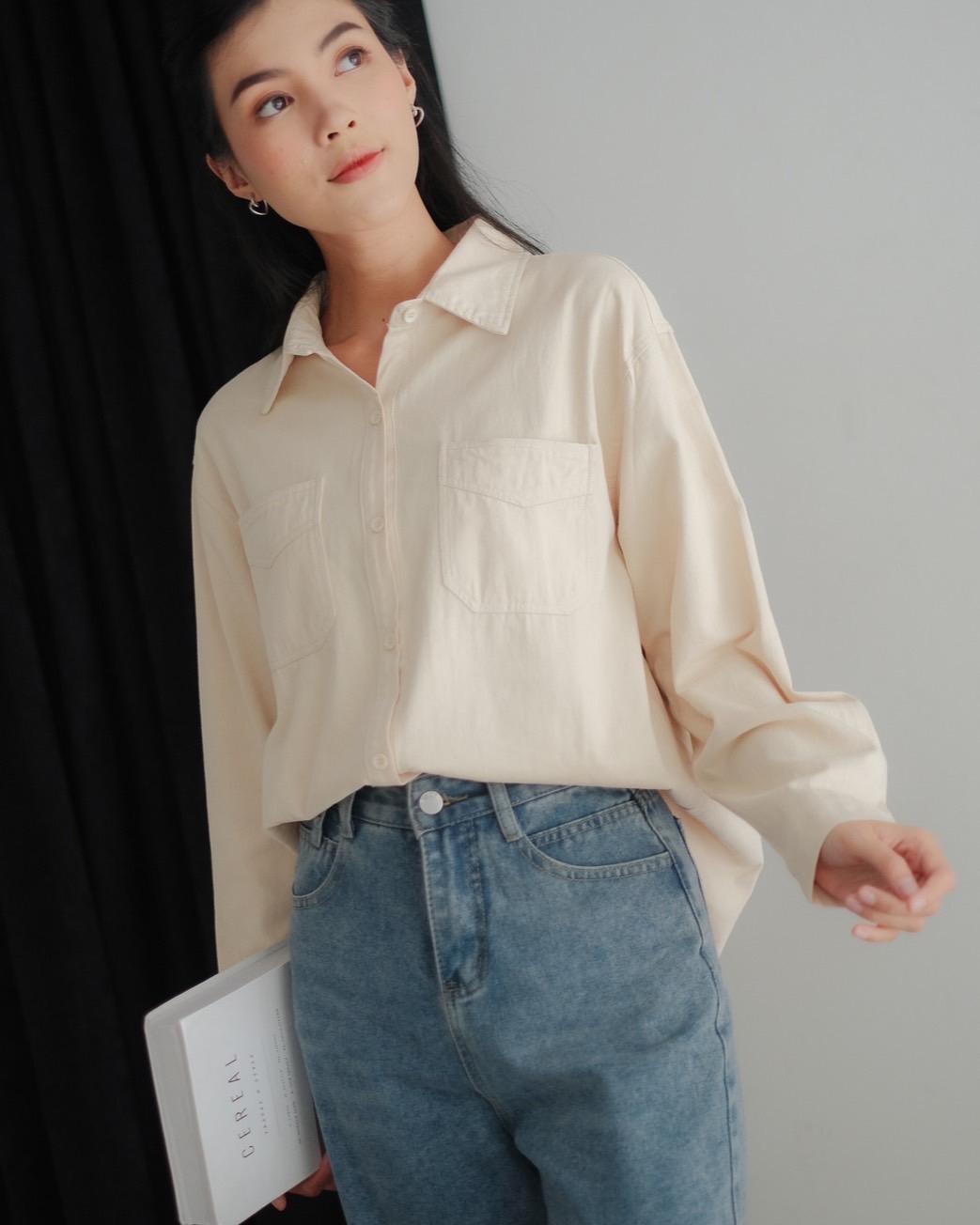 Farsya Shirt Beige - Image 2