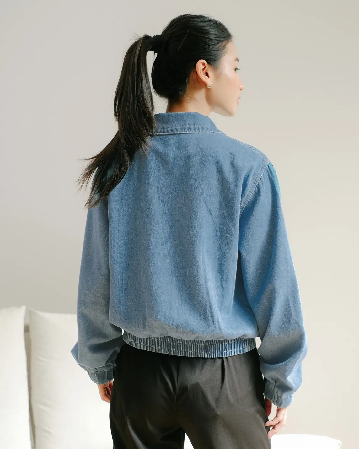 Fayre Denim Jacket Kode 481/0280 Medium Blue - Image 4
