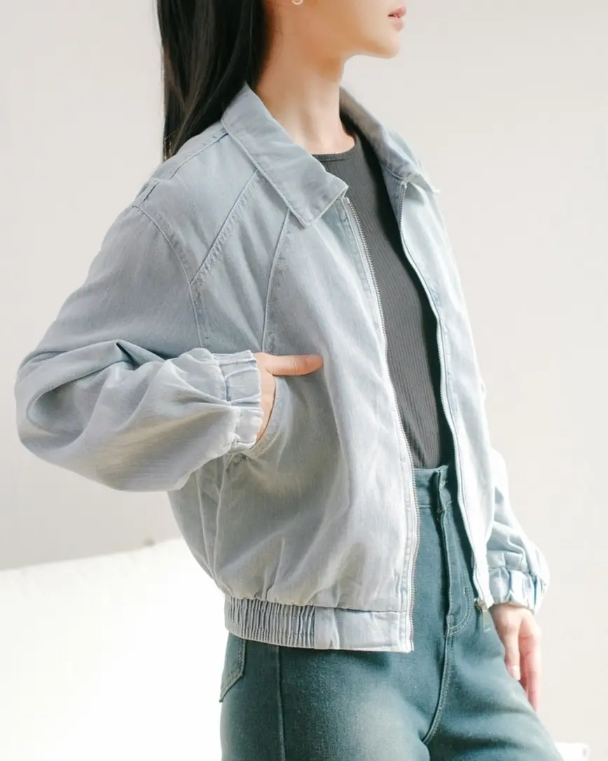 Fayre Denim Jacket Kode 481/0280 Light Blue - Image 3