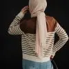 Felicia Stripe Cardi Kode 128B Brown - Image 2