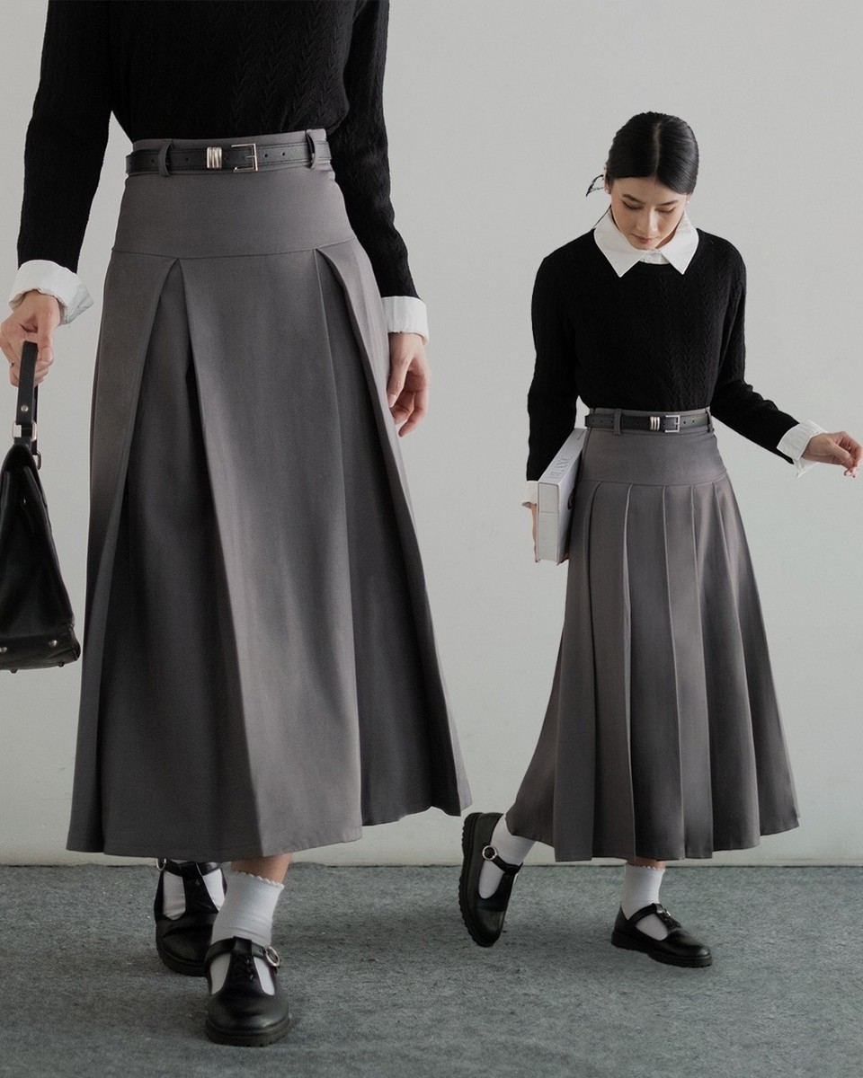 Fusena Skirt Kode 472 Dark Grey