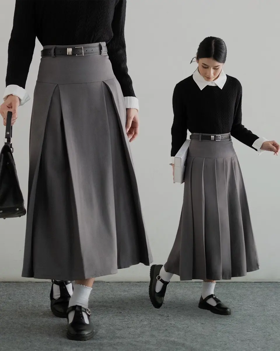 Fusena Skirt Kode 472 Dark Grey