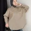 Gamora Shirt Kode 80238 Khaki - Image 2