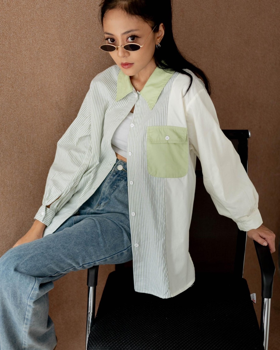 Hannah Shirt Mint - Image 2