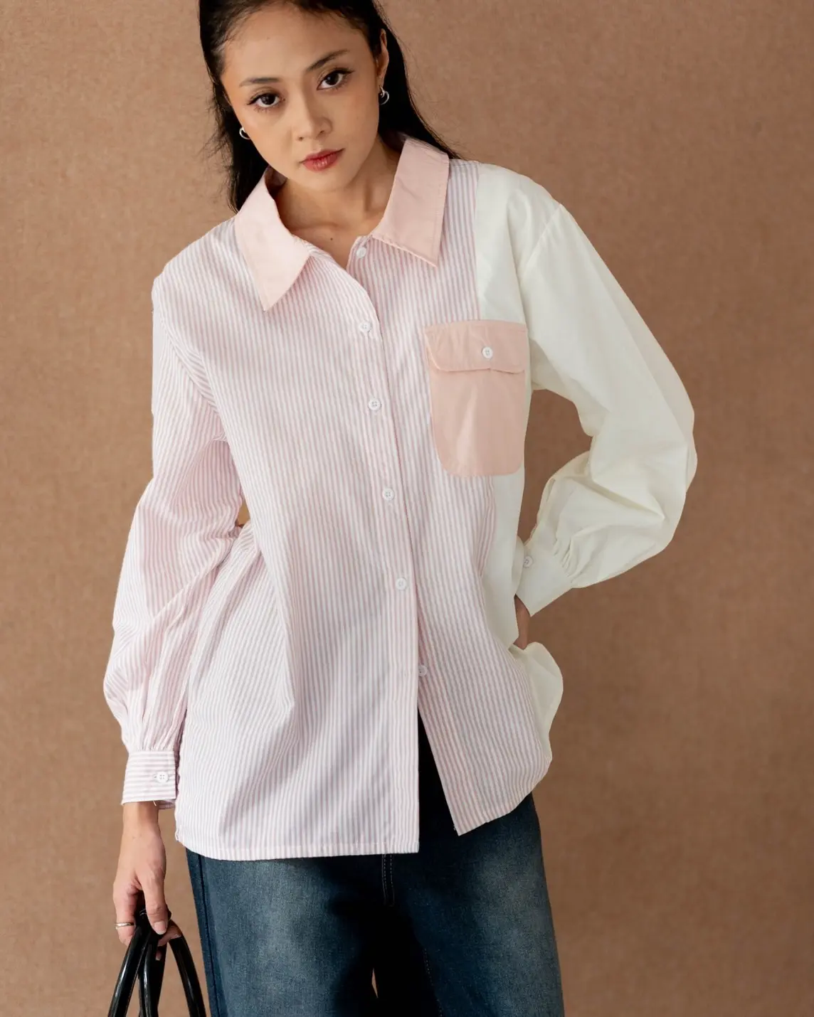 Hannah Shirt Pink - Image 2