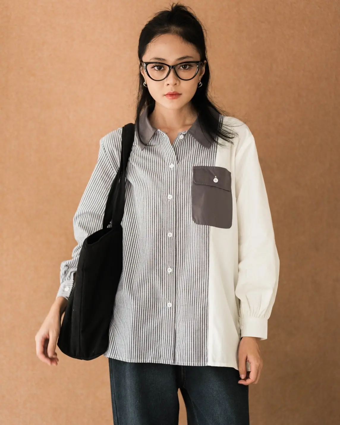 Hannah Shirt Dark Grey - Image 2