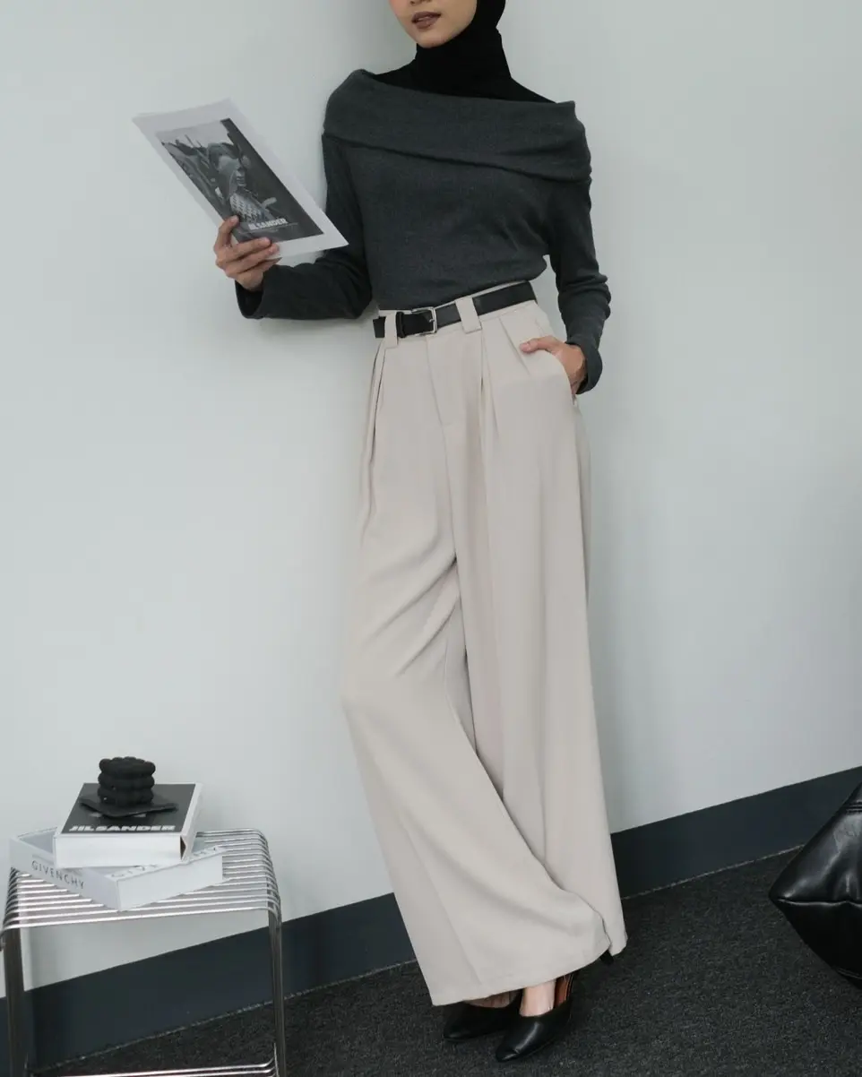 Herly Pants Kode 76 Beige