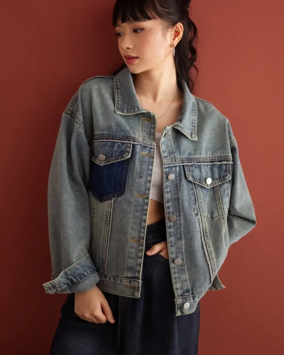 Himaya Denim Jacket Kode 425 Acid