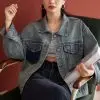 Himaya Denim Jacket Kode 425 Acid - Image 2