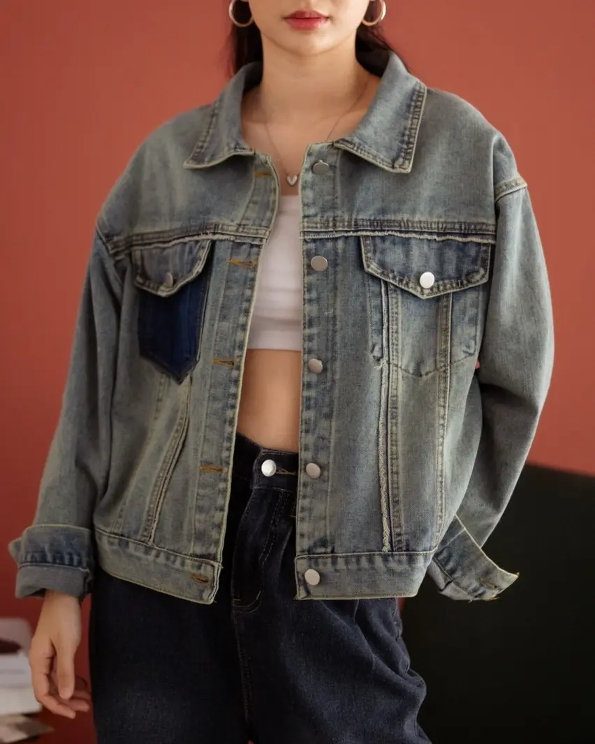 Himaya Denim Jacket Kode 425 Acid - Image 3