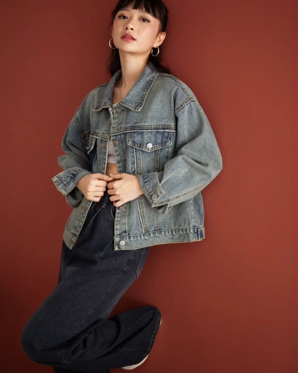 Himaya Denim Jacket Kode 425 Acid - Image 4
